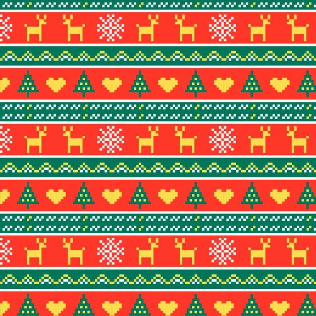 Patrón de navidad de punto