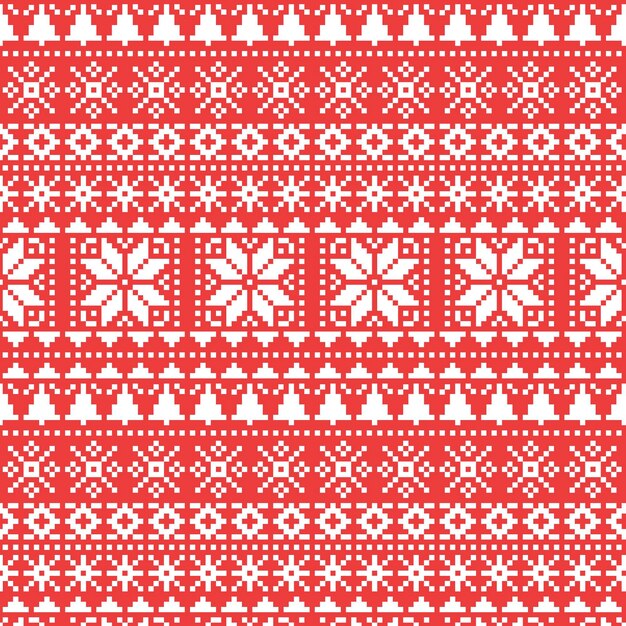 Patrón de navidad de punto