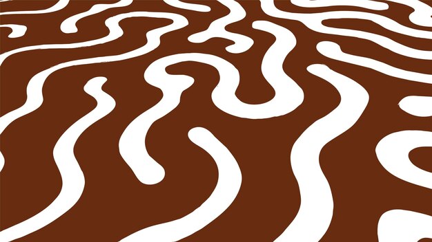 patrón de ondas de chocolate