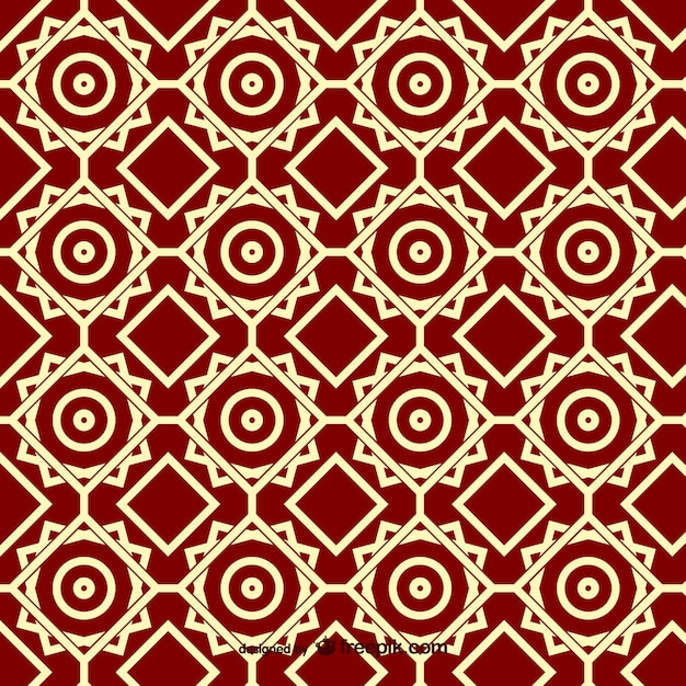 Vector gratuito patrón ornamental arabesco