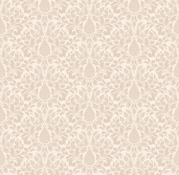 patrón ornamental estilo damasco