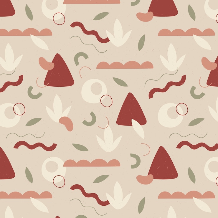 Vector gratuito patrón de paleta de colores apagados