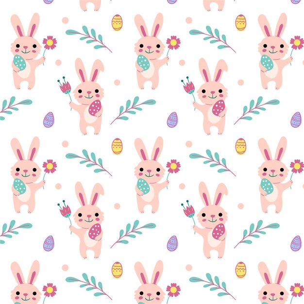 Patrón de Pascua dibujado a mano