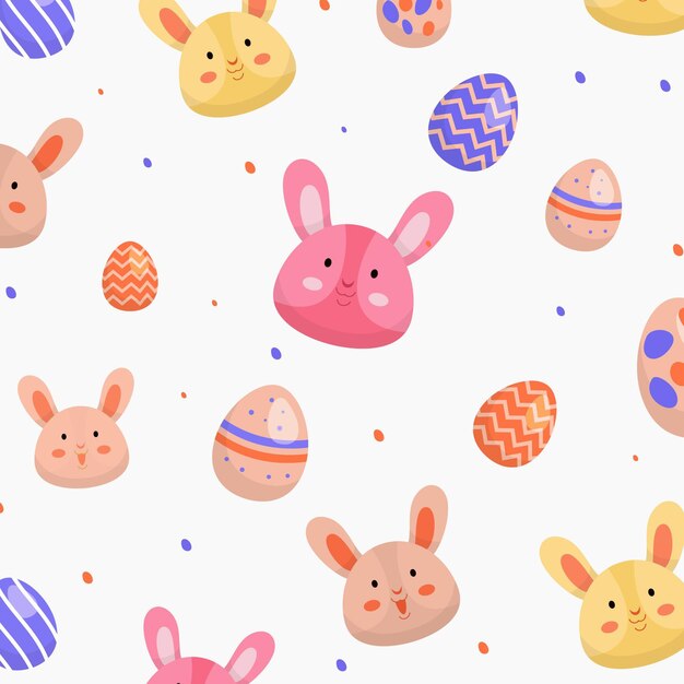 Patrón de Pascua plano