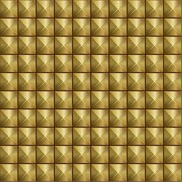 Patrón con piezas de oro