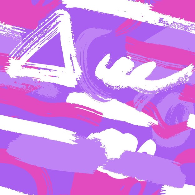 Patrón de pintura abstracta pintada a mano