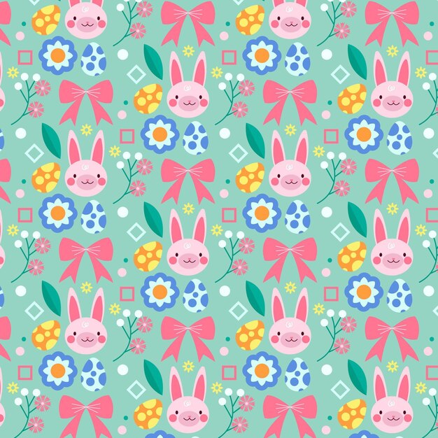 Patrón plano de pascua