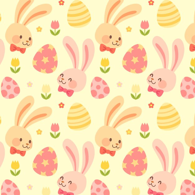 Patrón plano de pascua