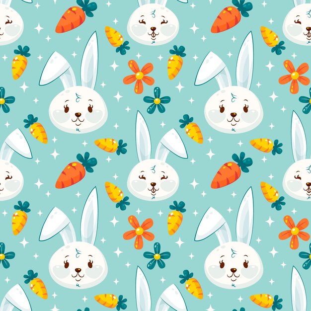 Patrón plano de pascua