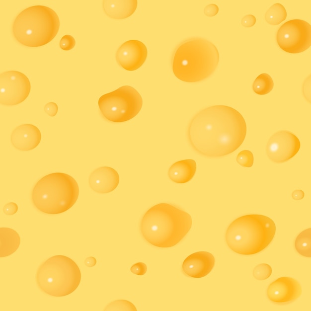 Patrón de queso realista transparente