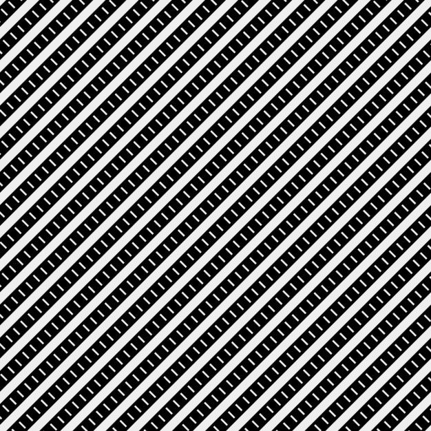 Vector gratuito patrón a rayas en color negro y blanco