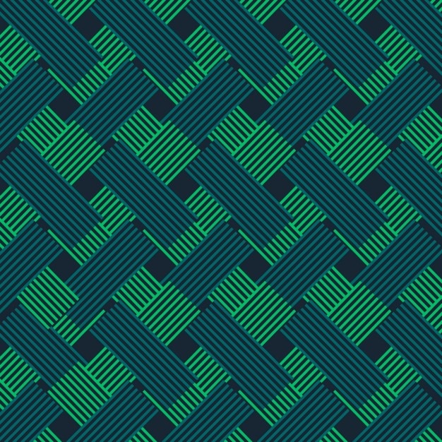 Patrón de rayas verdes sobre un fondo oscuro