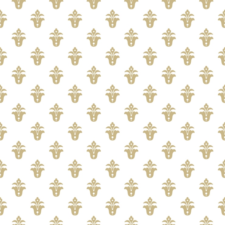 Vector gratuito patrón real. fondo transparente y elegancia de decoración, elemento sin fin, ilustración vectorial