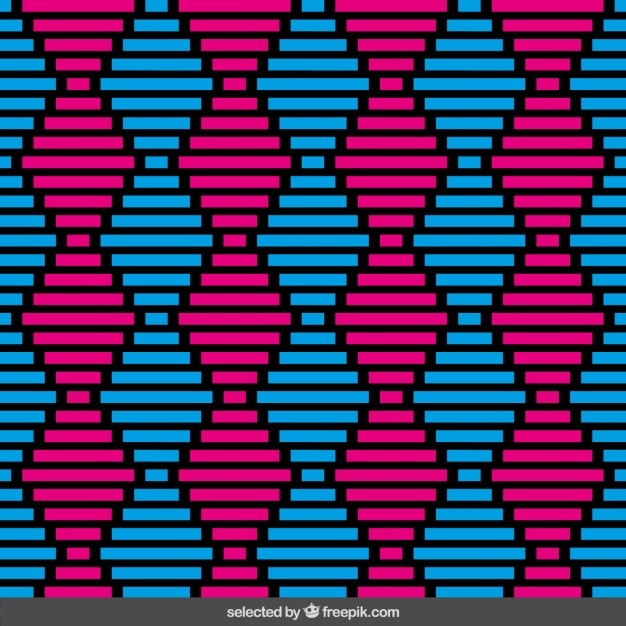 Vector gratuito patrón de rectángulos abstractos