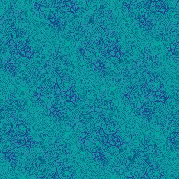 patrón de remolinos azules