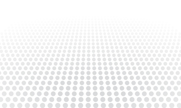 patrón de semitono gris transparente en fondo blanco
