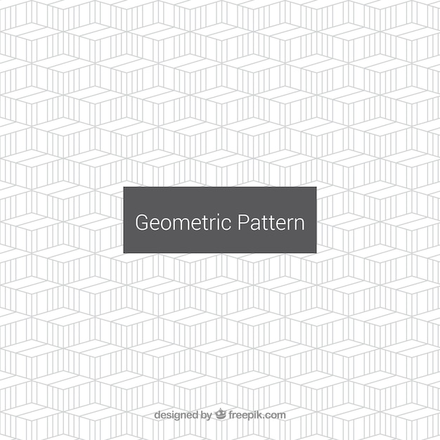 Vector gratuito patrón simple de líneas geométricas