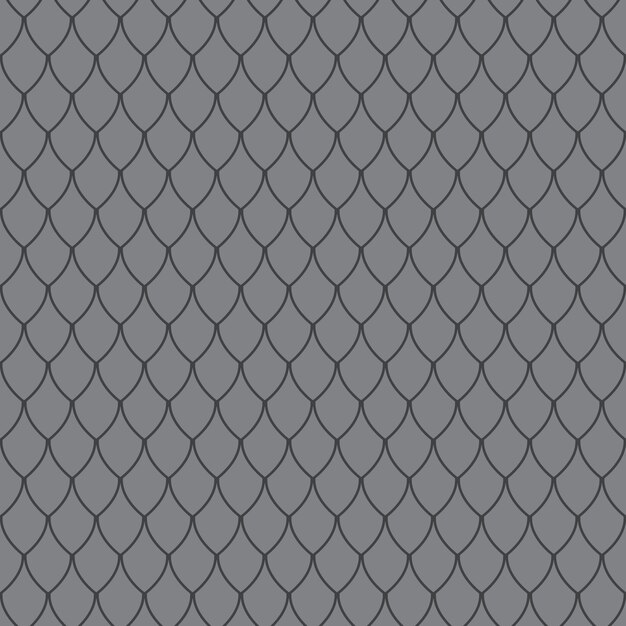 Patrón de teja de techo de diseño plano