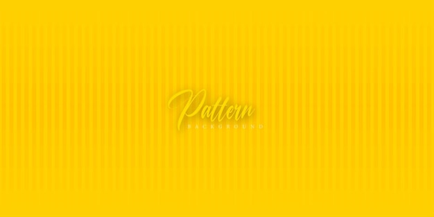 Patrón de tiras sin costuras verticales amarillo brillante simple Banner de fondo abstracto multipropósito