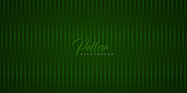 Patrón de tiras sin costuras verticales verde oscuro simple Banner de fondo abstracto multipropósito