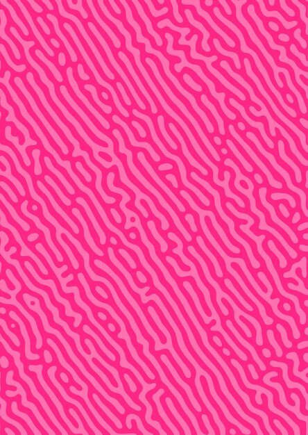 Patrón de turín orgánico en colores rosados brillantes