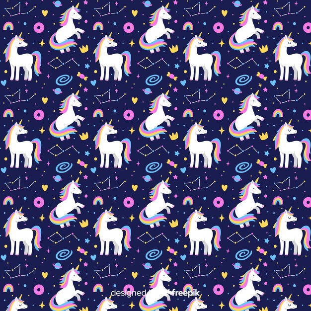 Patrón de unicornio