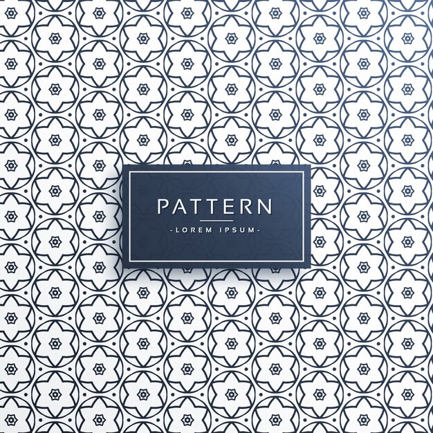 patrón de vector de forma de estrella decorativa
