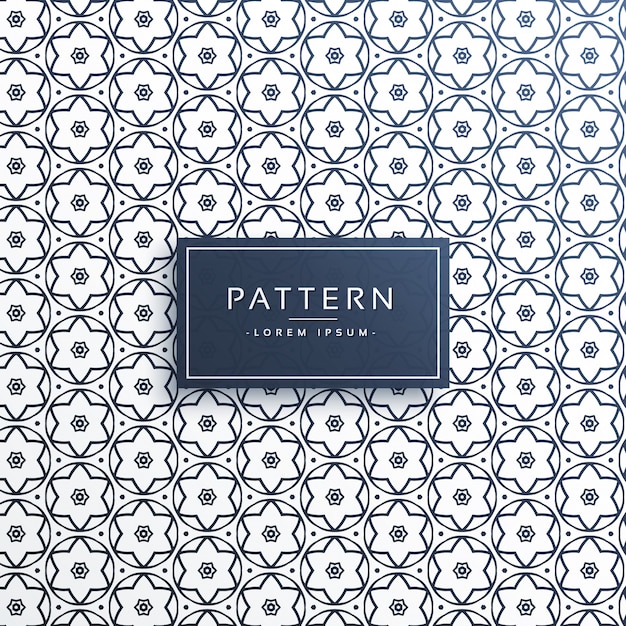 patrón de vector de forma de estrella decorativa