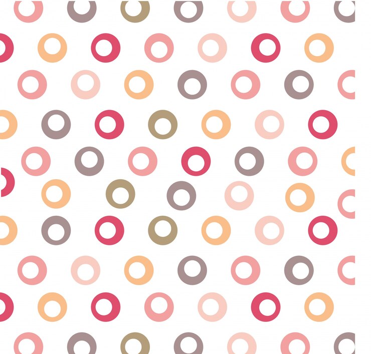 Vector gratuito patrón vintage con formas circulares