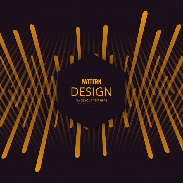 Vector gratuito patrón vintage de líneas
