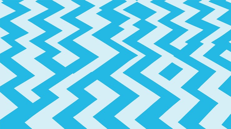 Vector gratuito patrón de zig-zag azul