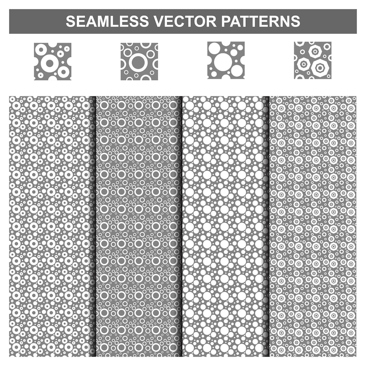 Vector gratuito patrones de círculos