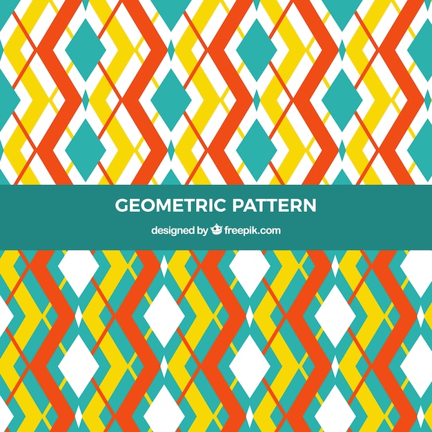 Vector gratuito patrones de formas geométricas decorativas