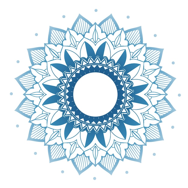 Vector gratuito patrones de mandala sobre fondo aislado