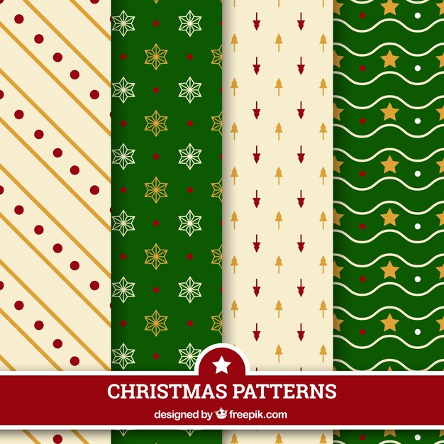 Patrones navideños ornamentales