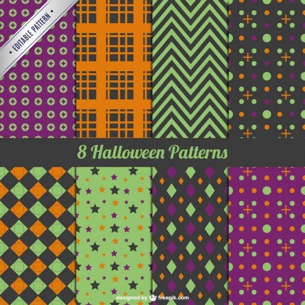 Patrones simples para Halloween