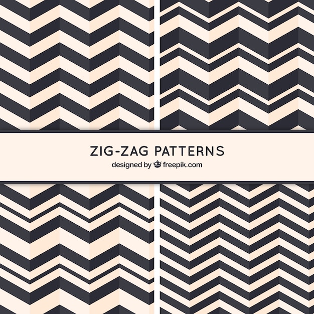 Patrones de zig-zag