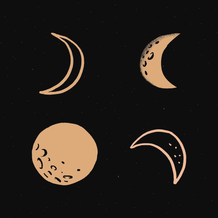 Vector gratuito pegatina linda ilustración de doodle de smoon