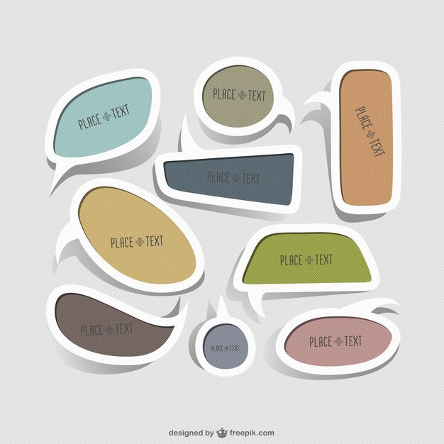 Pegatinas de colores