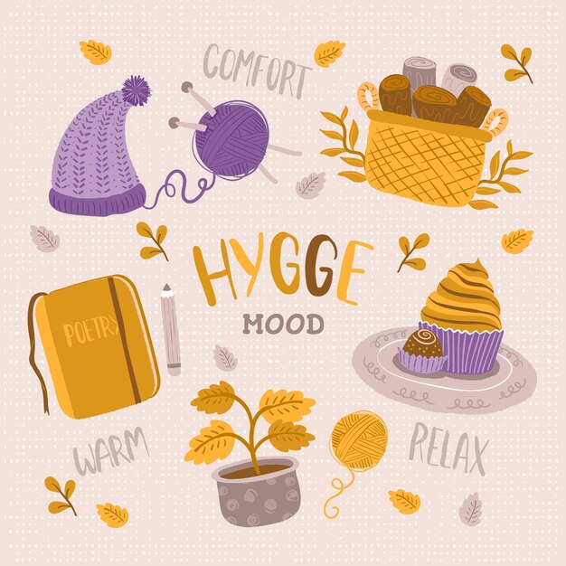 Pegatinas higge dibujadas a mano