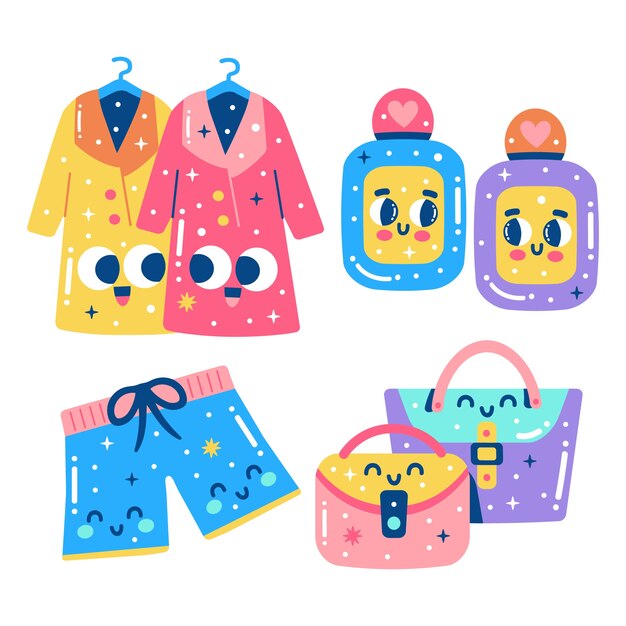 Pegatinas de tiendas de moda deslumbrantes