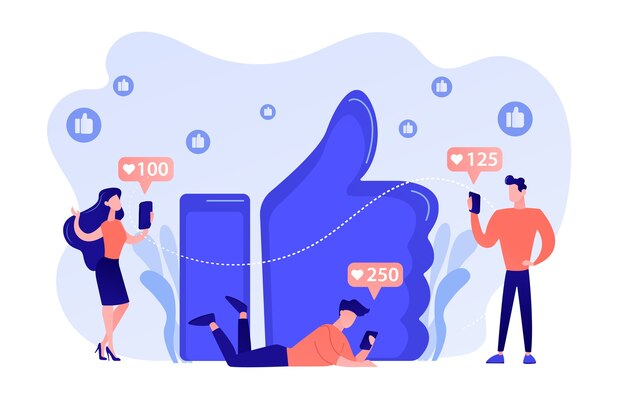 Pequeños empresarios con teléfonos inteligentes y tabletas reciben notificaciones similares