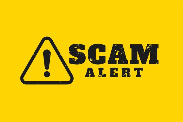 permanecer a salvo y seguro con antecedentes tecnológicos de alerta de estafa