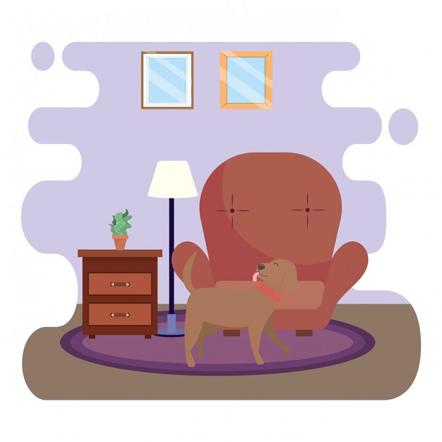 Perro de dibujos animados