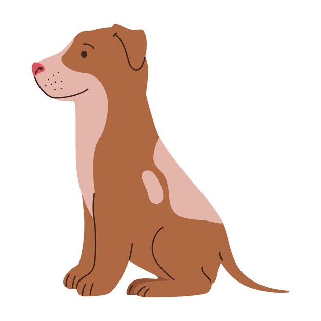 El perro es un animal lindo.