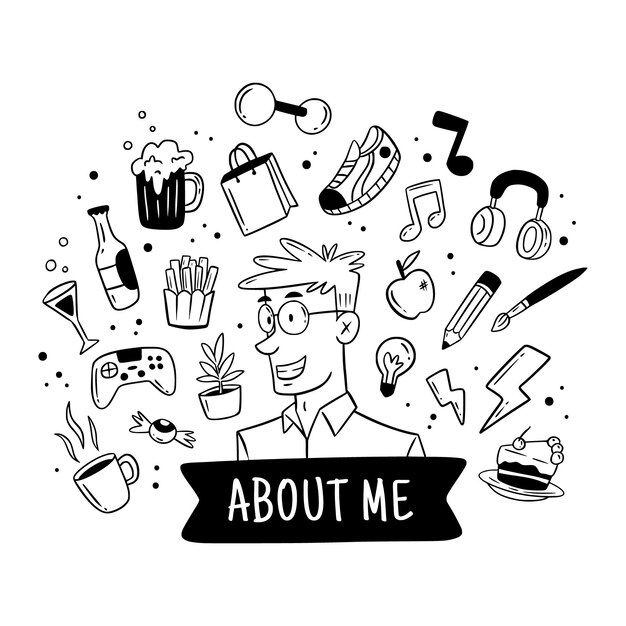 Persona con aficiones e intereses ilustrados.