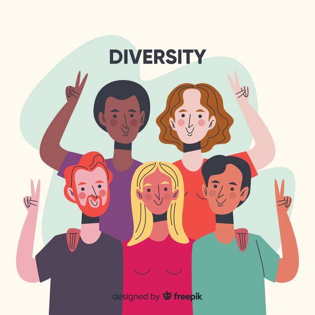 Persona de diferentes culturas y razas