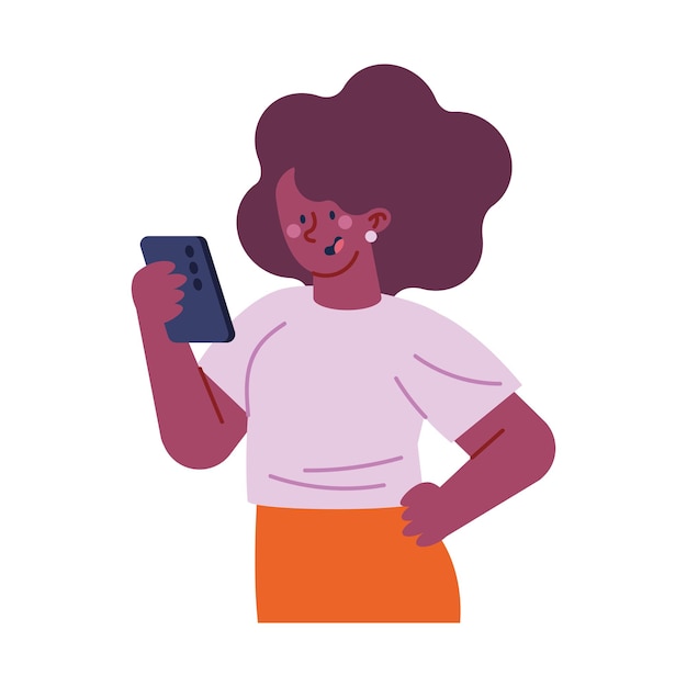 persona usando celular