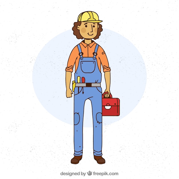 Personaje de cerrajero hecho a mano 