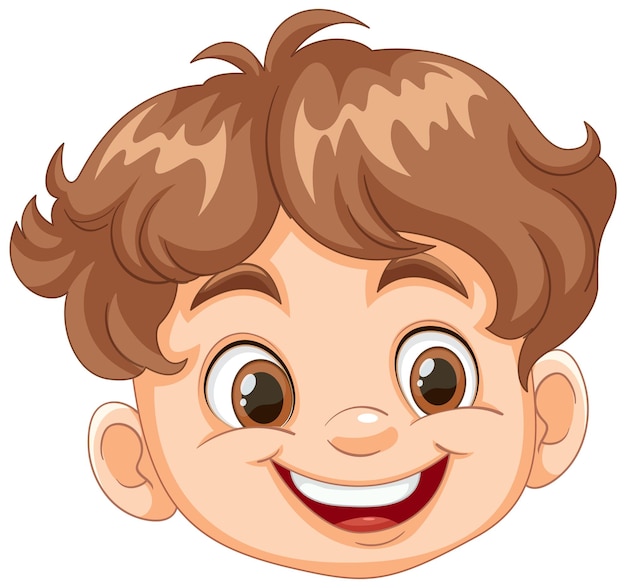 Personaje de dibujos animados de Chico Alegre